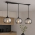 Brilagi - Lustră suspendată pe cablu 3xE27/60W/230V, negru/gri fumuriu
