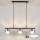 Brilagi - Lustră suspendată pe cablu AURA LUX 3xGX53/30W/230V, negru/fumuriu