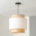 Brilagi - Lustră suspendată pe cablu CERIA 1xE27/40W/230V Ø 30 cm negru/bej/alb