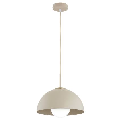 Brilagi - Lustră suspendată pe cablu COSMO 1xE27/60W/230V Ø30 cm bej/auriu
