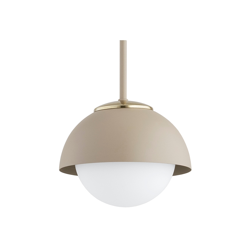 Brilagi - Lustră suspendată pe cablu COSMO 3xE27/60W/230V bej/auriu