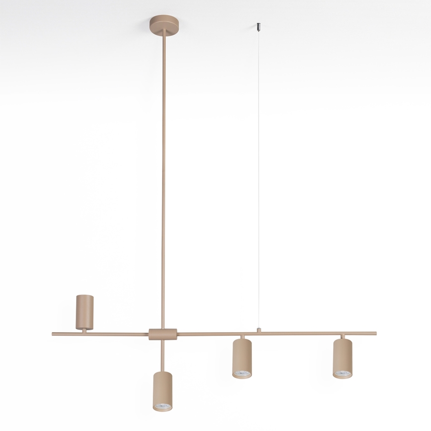 Brilagi - Lustră suspendată pe cablu CRANE, 4 x GU10, 30W, 230V, bej