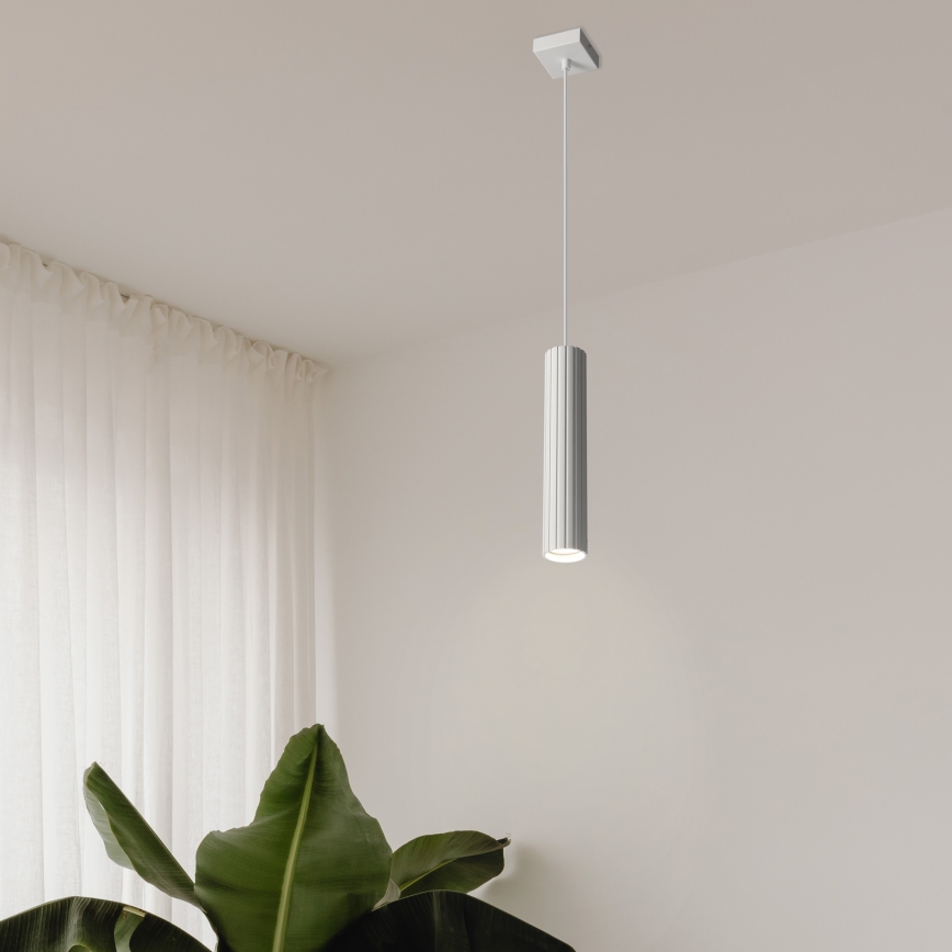 Brilagi - Lustră suspendată pe cablu CRISPINA 1xGU10/10W/230V albă