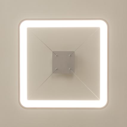 Brilagi - Lustră LED dimerizabilă pe cablu FALCON SLIM LED/50W/230V 3000-6500K 50x50 cm alb + telecomandă