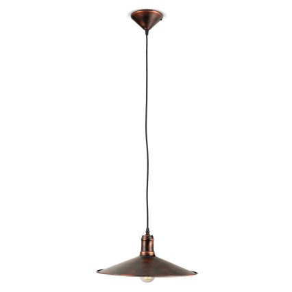 BRILAGI - Lustră suspendată pe cablu FORGE 1xE27/60W/230V Ø 36 cm patină/cupru