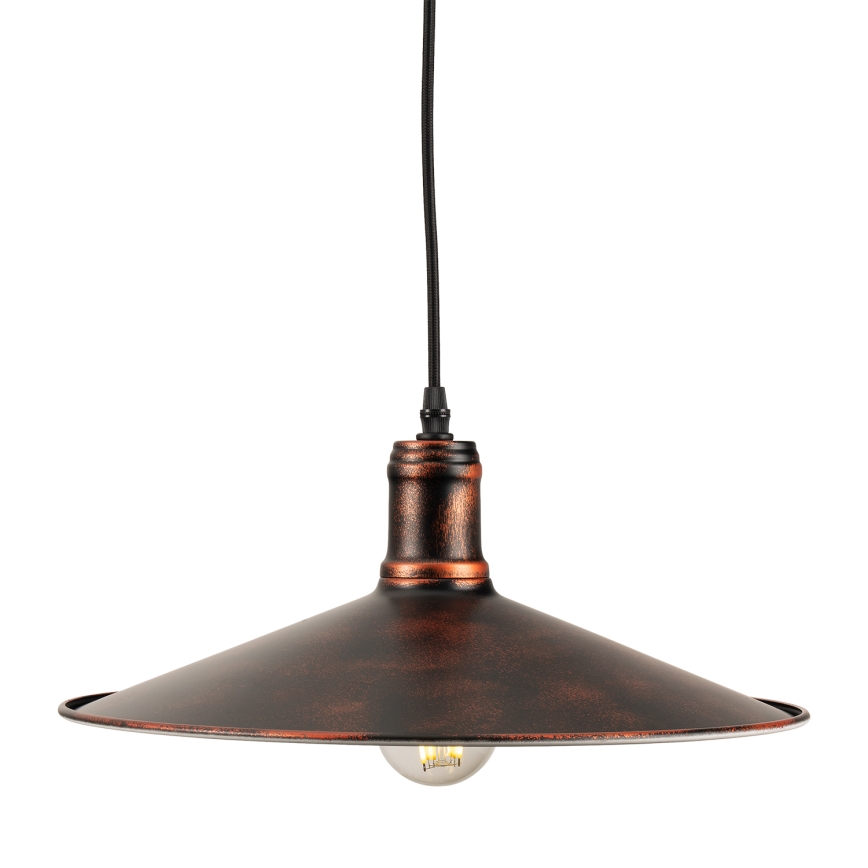 BRILAGI - Lustră suspendată pe cablu FORGE 1xE27/60W/230V Ø 36 cm patină/cupru