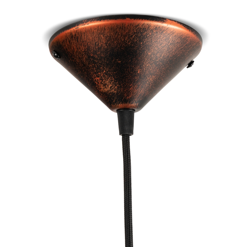 BRILAGI - Lustră suspendată pe cablu FORGE 1xE27/60W/230V Ø 36 cm patină/cupru