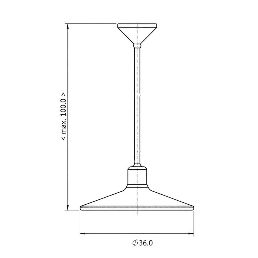 BRILAGI - Lustră suspendată pe cablu FORGE 1xE27/60W/230V Ø 36 cm patină/cupru