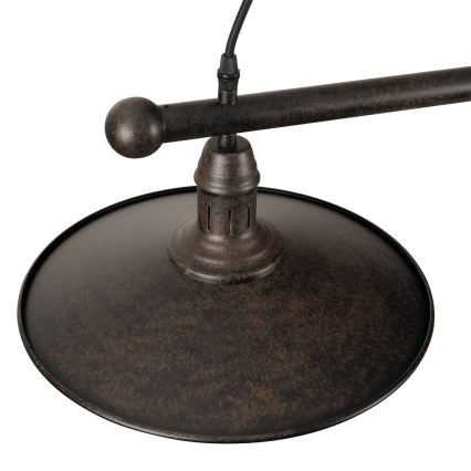 BRILAGI - Lustră suspendată pe cablu FORGE 2xE27/60W/230V maro