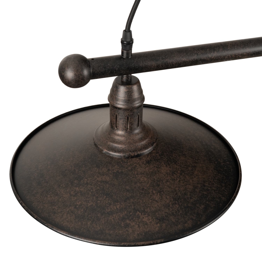 BRILAGI - Lustră suspendată pe cablu FORGE 2xE27/60W/230V maro