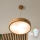 Brilagi - Lustră suspendată pe cablu LED RGBW dimmabilă CARVALHO 3xE27/9W/230V 2700-6500K Wi-Fi, finisaj stejar, Ø 47,5 cm