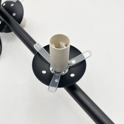 Brilagi - Lustră suspendată pe cablu MALONY, 6xE14/20W/230V, neagră