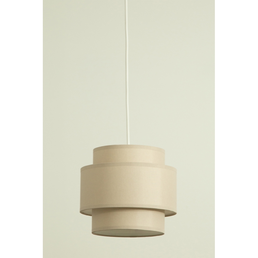 Brilagi - Lustră suspendată pe cablu RESNA, 3xE27/60W/230V, Ø45 cm, bej