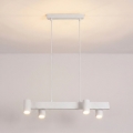 Brilagi - Lustră suspendată pe cablu SELE 4xGU10/30W/230V albă