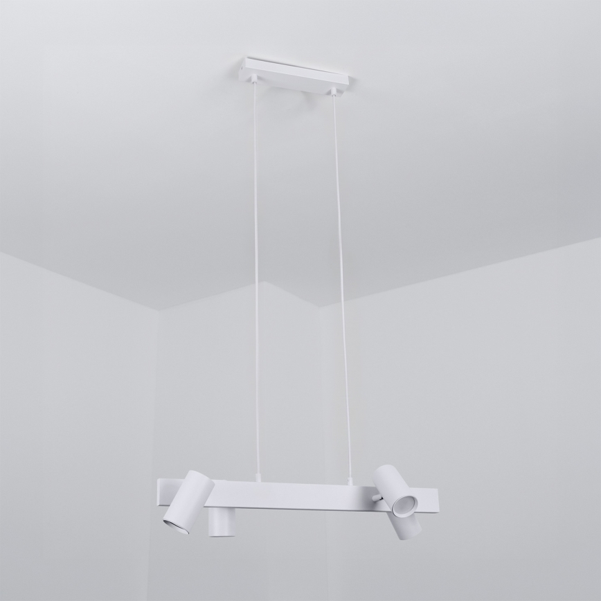 Brilagi - Lustră suspendată pe cablu SELE 4xGU10/30W/230V albă