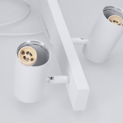 Brilagi - Lustră suspendată pe cablu SELE 4xGU10/30W/230V albă