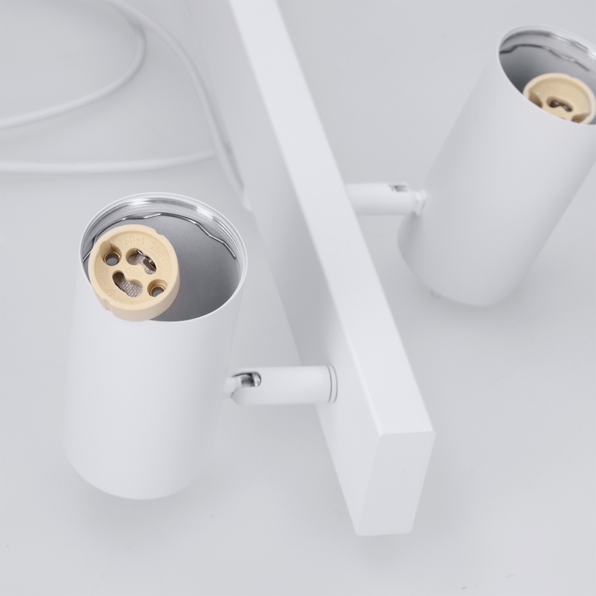 Brilagi - Lustră suspendată pe cablu SELE 4xGU10/30W/230V albă