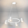 Brilagi - Lustră suspendată pe cablu SELE 4xGU10/30W/230V albă