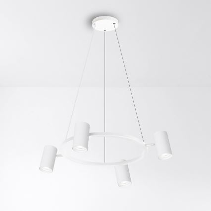 Brilagi - Lustră suspendată pe cablu SELE 4xGU10/30W/230V albă