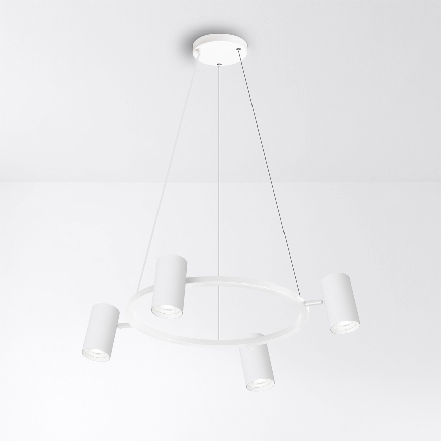 Brilagi - Lustră suspendată pe cablu SELE 4xGU10/30W/230V albă