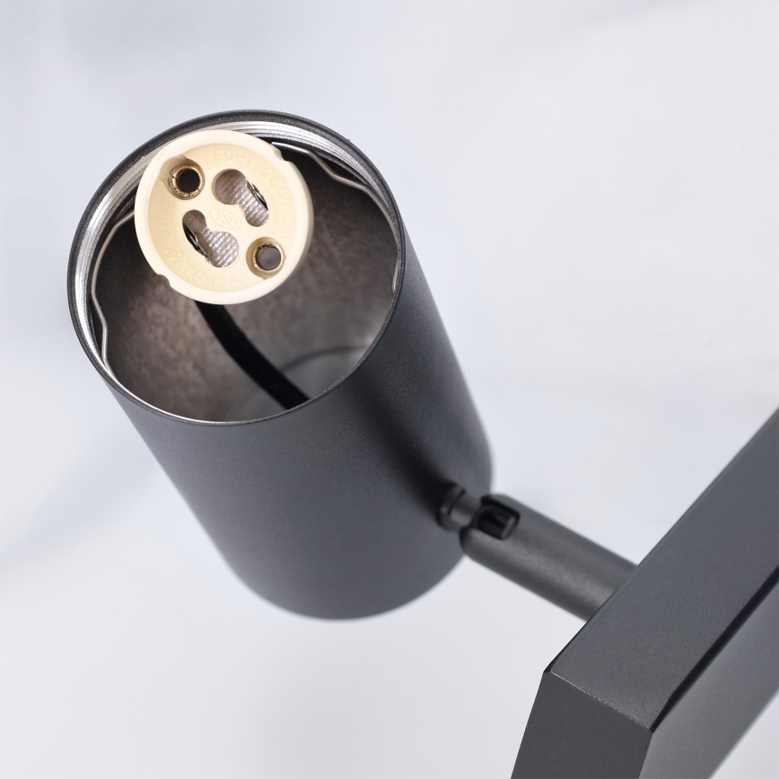 Brilagi - Lustră suspendată pe cablu SELE 4xGU10/30W/230V, neagră