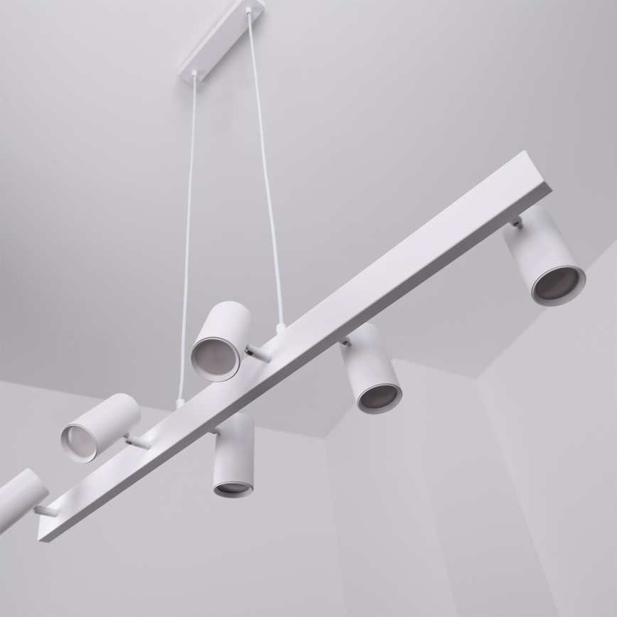 Brilagi - Lustră suspendată pe cablu SELE 6xGU10/30W/230V albă