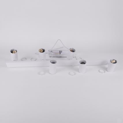 Brilagi - Lustră suspendată pe cablu SELE 6xGU10/30W/230V albă
