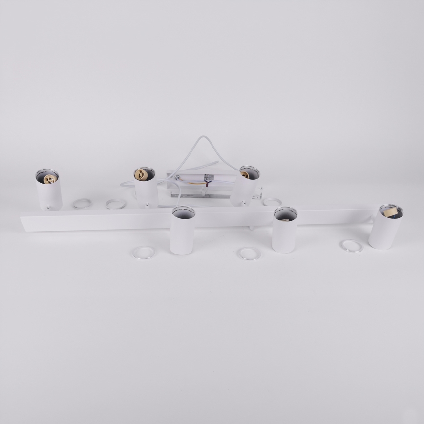 Brilagi - Lustră suspendată pe cablu SELE 6xGU10/30W/230V albă