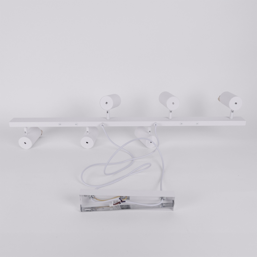 Brilagi - Lustră suspendată pe cablu SELE 6xGU10/30W/230V albă