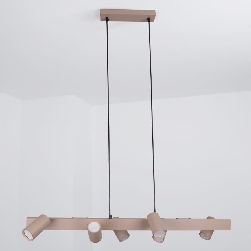 BRILAGI - Lustră suspendată pe cablu SELE 6xGU10/30W/230V bej