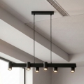 Brilagi - Lustră suspendată pe cablu SELE 6xGU10/30W/230V neagră