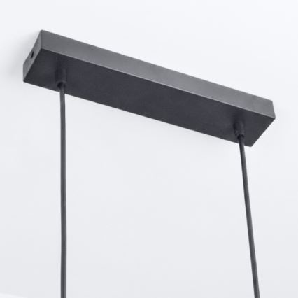 Brilagi - Lustră suspendată pe cablu SELE 6xGU10/30W/230V neagră