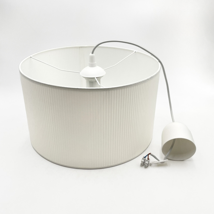 Brilagi - Lustră suspendată pe cablu SIRIJA MODERN 1xE27/60W/230V Ø 35 cm albă