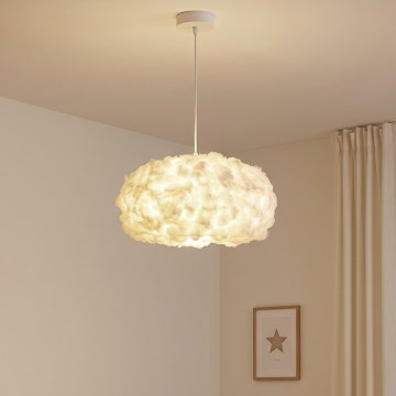 Brilagi - Lustră suspendată pe cablu SOLEAIR 1xE27/60W/230V Ø 45 cm albă