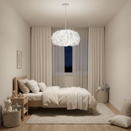 Brilagi - Lustră suspendată pe cablu SOLEAIR 1xE27/60W/230V Ø 45 cm albă