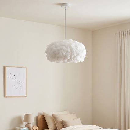 Brilagi - Lustră suspendată pe cablu SOLEAIR 1xE27/60W/230V Ø 45 cm albă