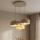 Brilagi - Lustră suspendată pe cablu SPRING 3xE27/60W/230V bej/auriu