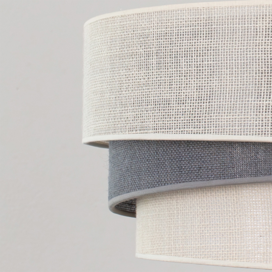 Brilagi - Lustra suspendată pe cablu TRIO, 1xE27/60W/230V, Ø 40 cm, crem/gri