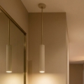 BRILAGI - Lustra suspendată pe cablu TUBE 1xGU10/15W/230V bej/auriu