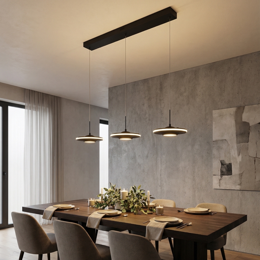 Brilagi - Lustra suspendată pe cablu VERANO, 3x LED/15W/230V