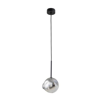 Brilagi - Lustră suspendată pe cablu VULCANO 1xG9/8W/230V Ø 15 cm negru/fumuriu