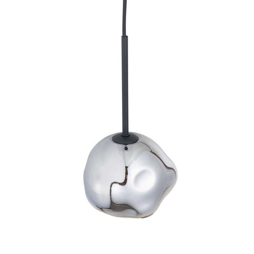 Brilagi - Lustră suspendată pe cablu VULCANO 1xG9/8W/230V Ø 15 cm negru/fumuriu
