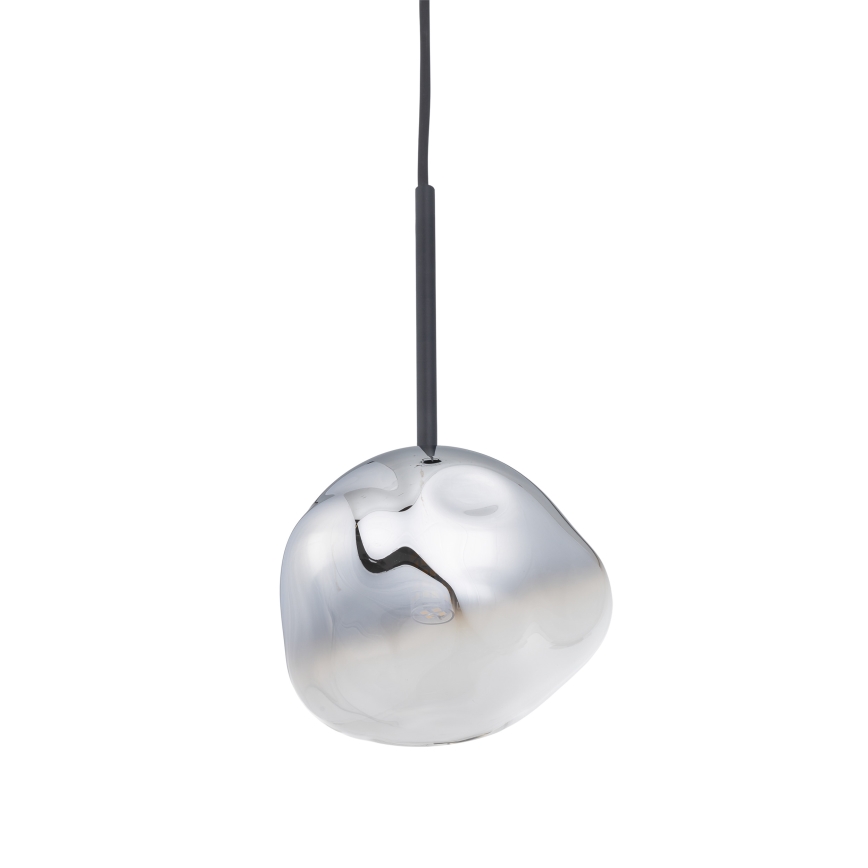 Brilagi - Lustră suspendată pe cablu VULCANO 1xG9/8W/230V Ø 15 cm negru/fumuriu