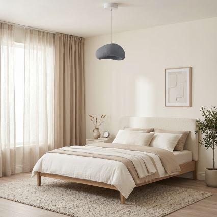 Brilagi - Lustră suspendată pe cablu WABI SABI, 1x E27/40W/230V, Ø 35 cm, gri