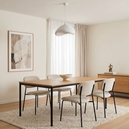 Brilagi - Lustră suspendată pe cablu WABI SABI 1xE27/40W/230V Ø 52 cm alb