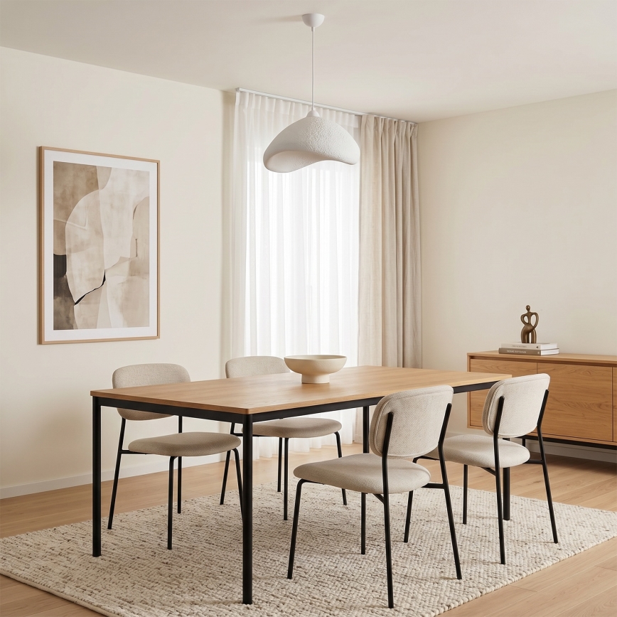 Brilagi - Lustră suspendată pe cablu WABI SABI 1xE27/40W/230V Ø 52 cm alb