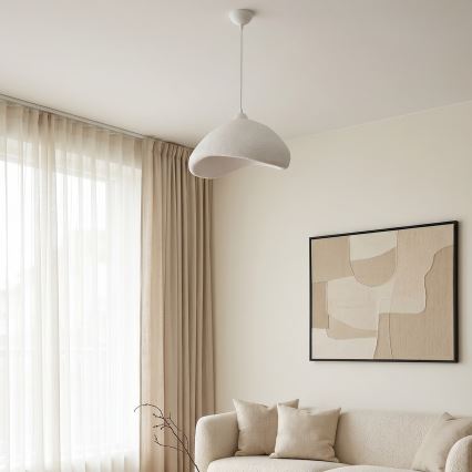 Brilagi - Lustră suspendată pe cablu WABI SABI 1xE27/40W/230V Ø 52 cm alb