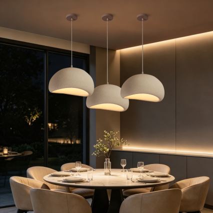 BRILAGI - Lustră suspendată pe cablu WABI SABI 1xE27/60W/230V Ø 40 cm albă