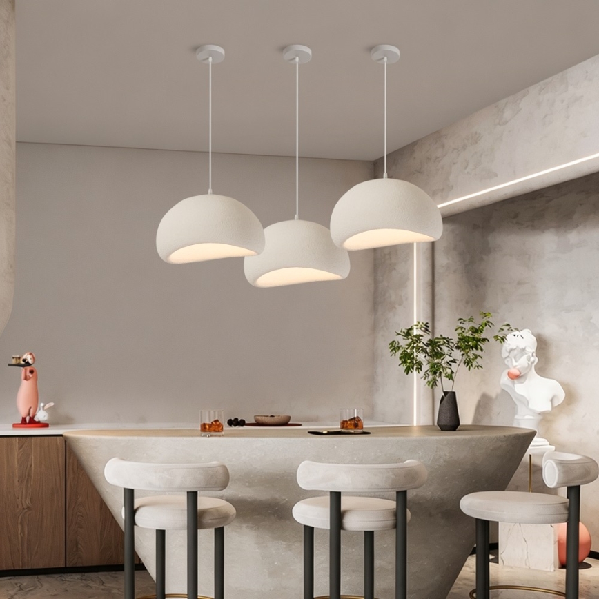 BRILAGI - Lustră suspendată pe cablu WABI SABI 1xE27/60W/230V Ø 40 cm albă