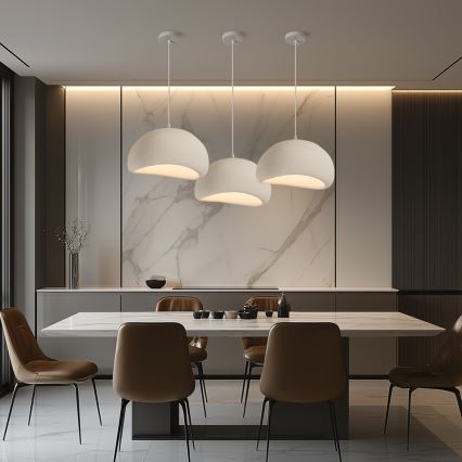 BRILAGI - Lustră suspendată pe cablu WABI SABI 1xE27/60W/230V Ø 40 cm albă